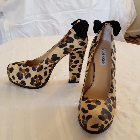 steve madden cheetah print heels
